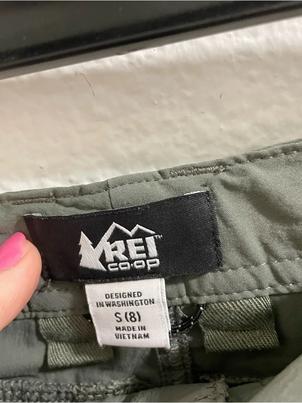 REI cargo shorts